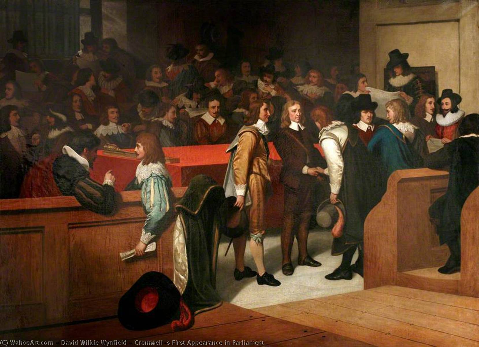 Cromwell's First Appearance In Parliament — Sir David Wilkie