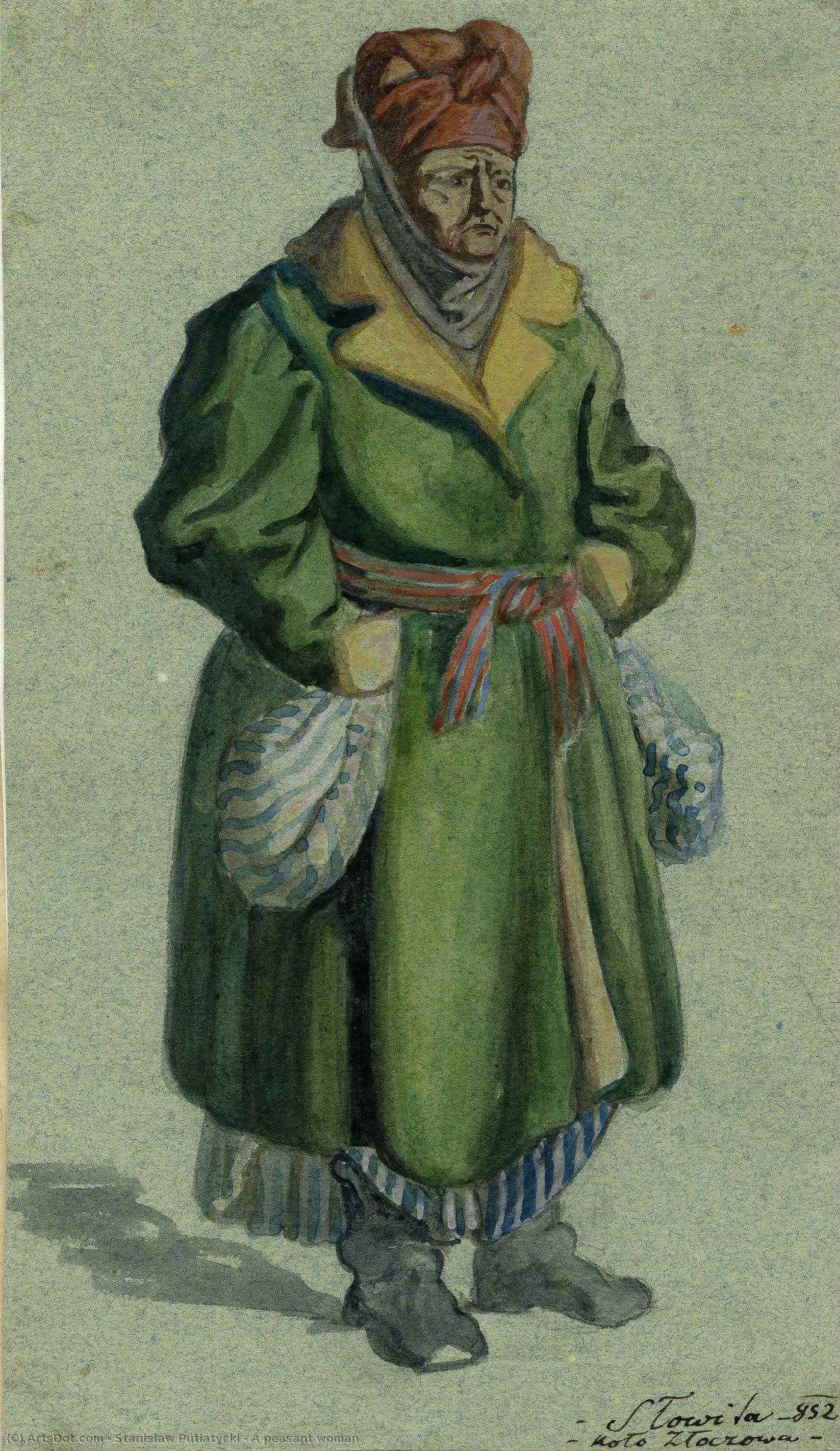 A Peasant Woman — Stanisław Putiatycki