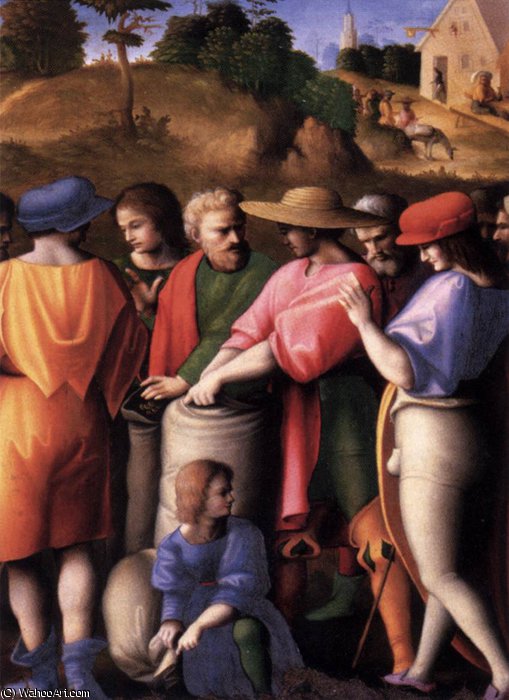 Scenes From The Story Of Joseph The Search For The Cup — Francesco D'ubertino Verdi (bacchiacca)