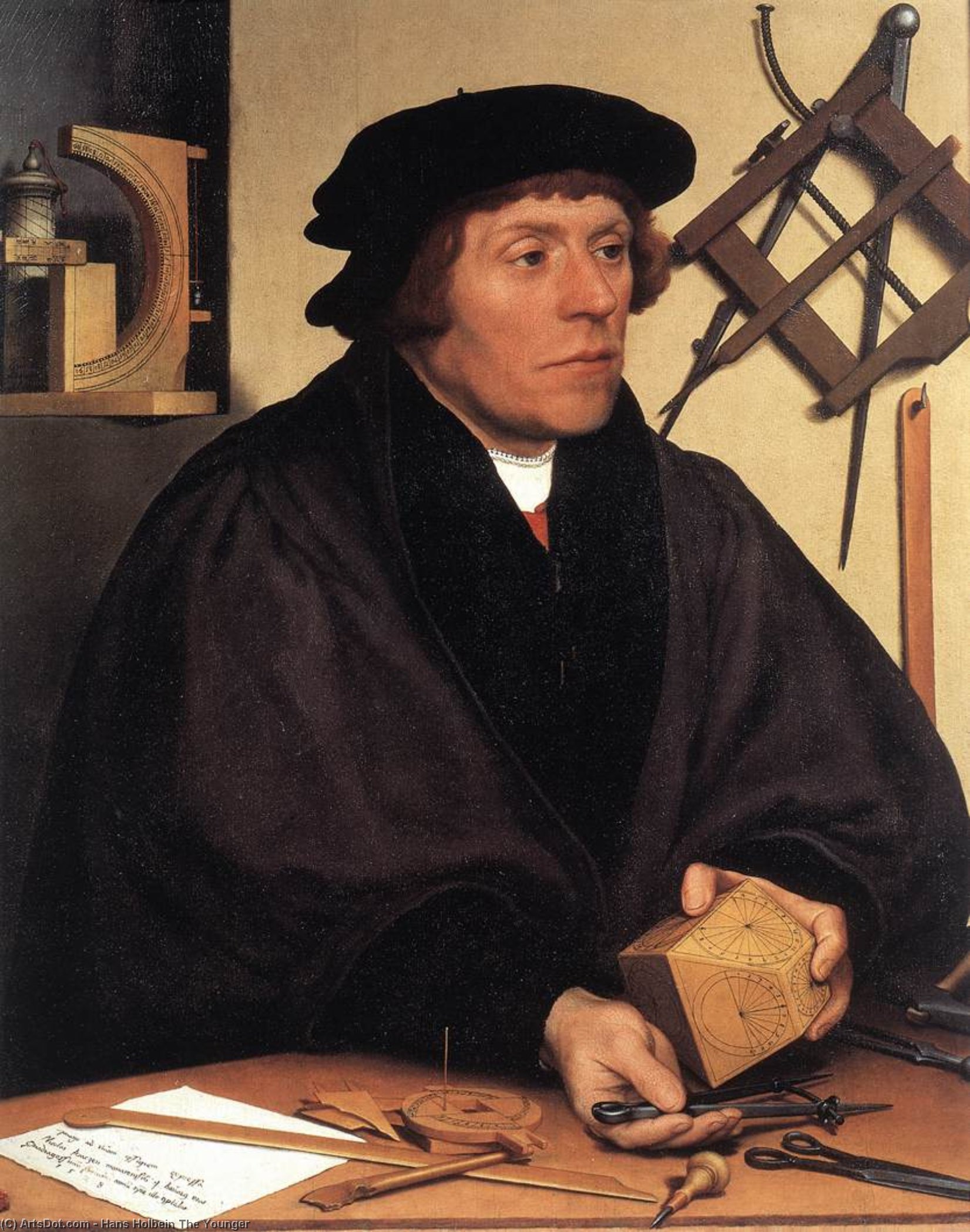 Portret Nikole Krateža — Hans Holbajn Mlađi