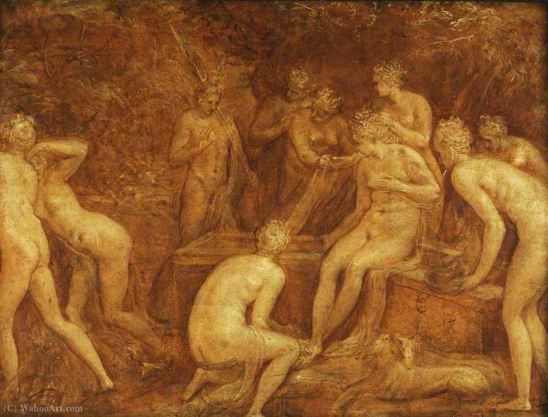 Diana And Actaeon — Frans Floris