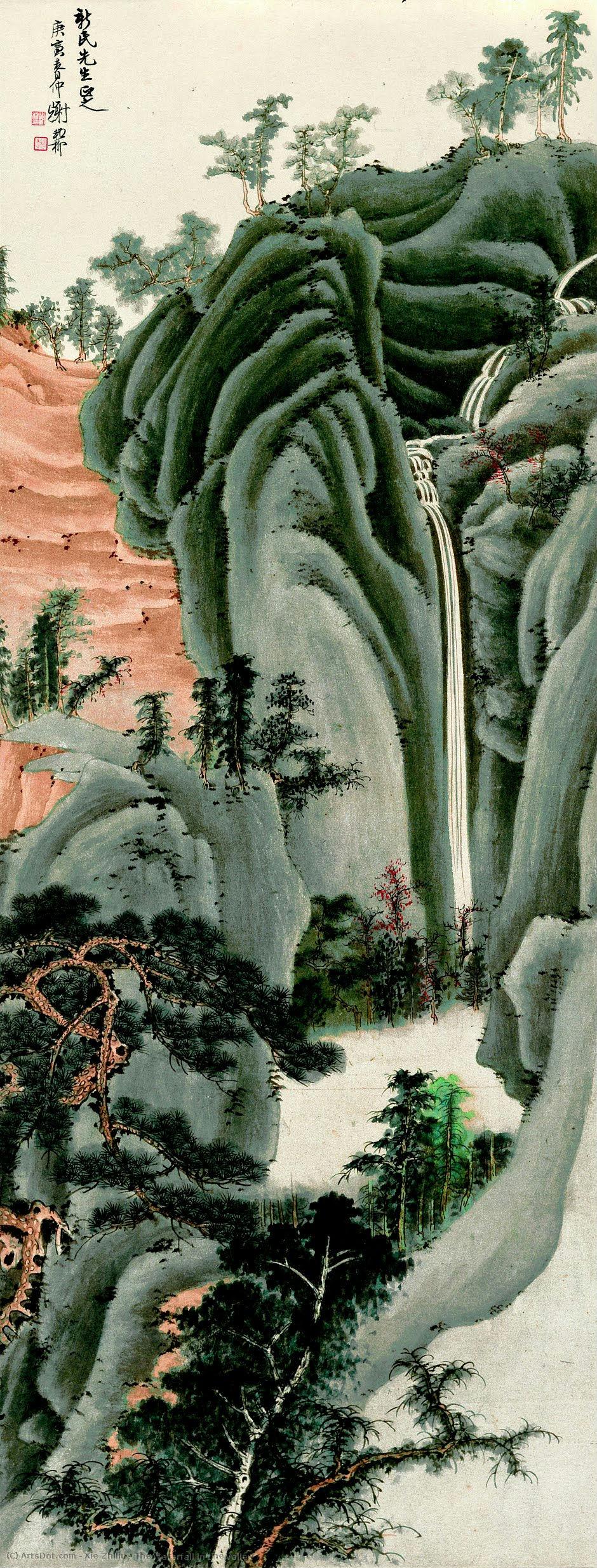 The Waterfall In The Valley — Xie Zhiliu
