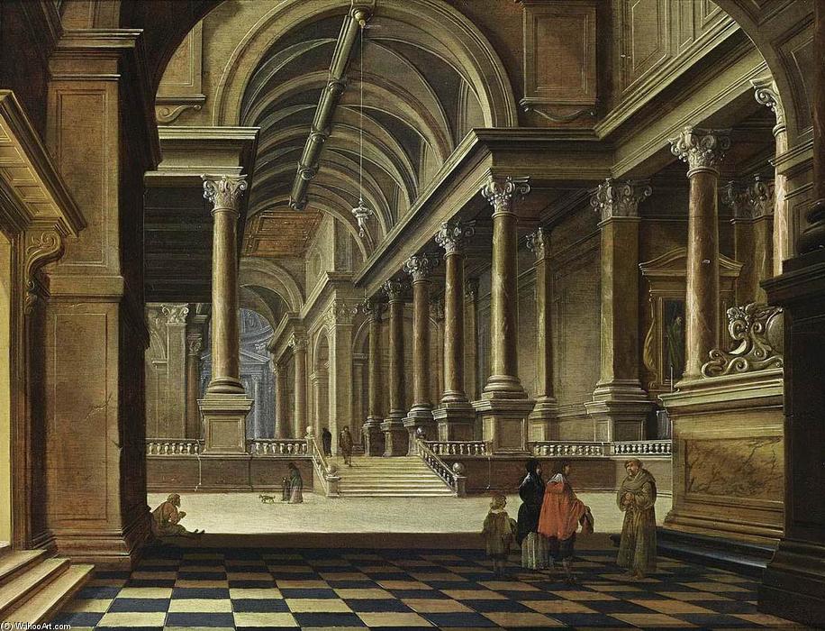Interior Of An Imaginary Church — Bartholomeus Van Bassen