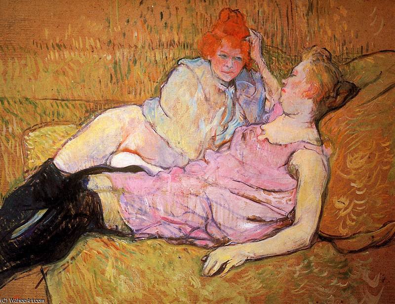 The Sofa Sun — Henri De Toulouse-lautrec