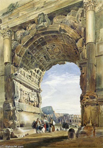 Arch Of Titus — Thomas Hartley Cromek