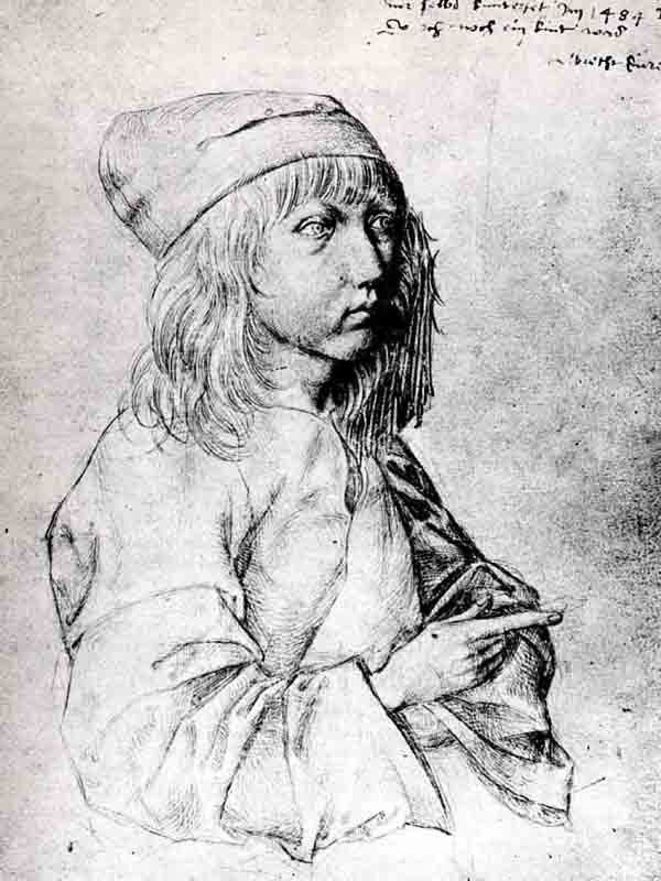 Germany, Autoportrait, Vienne Albertina — Albrecht Dürer