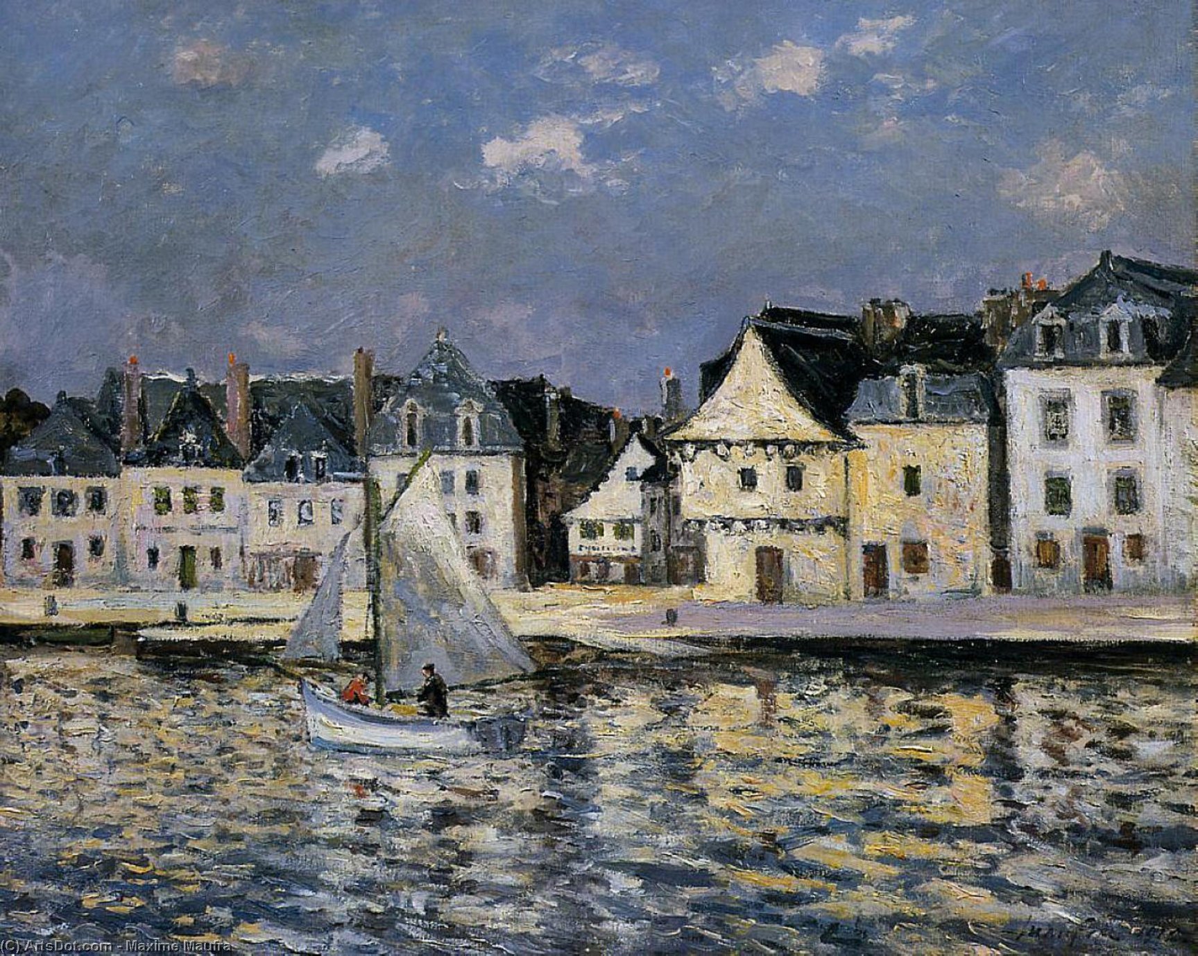 The Port Of Saint Goustan — Maxime Emile Louis Maufra