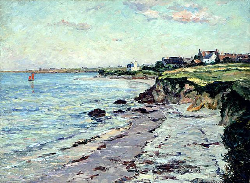 The Village Of Kerhostin — Maxime Emile Louis Maufra
