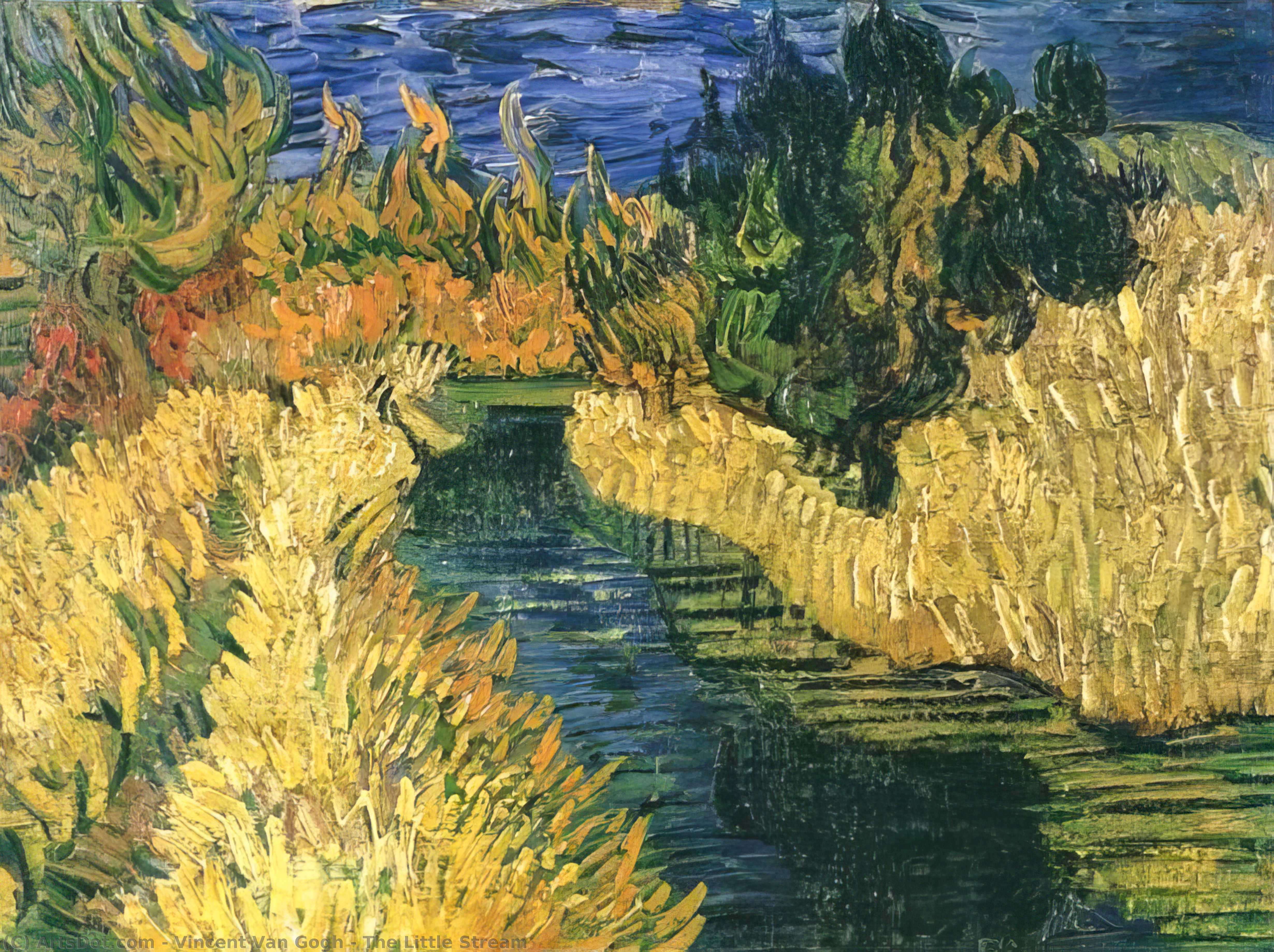 The Little Stream — Vincent Willem Van Gogh
