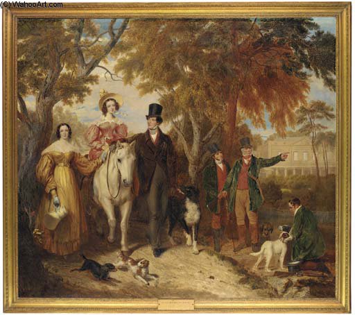Group Portrait Of Edward Vernon, 4th Baron Suffield — Ramsay Richard Reinagle