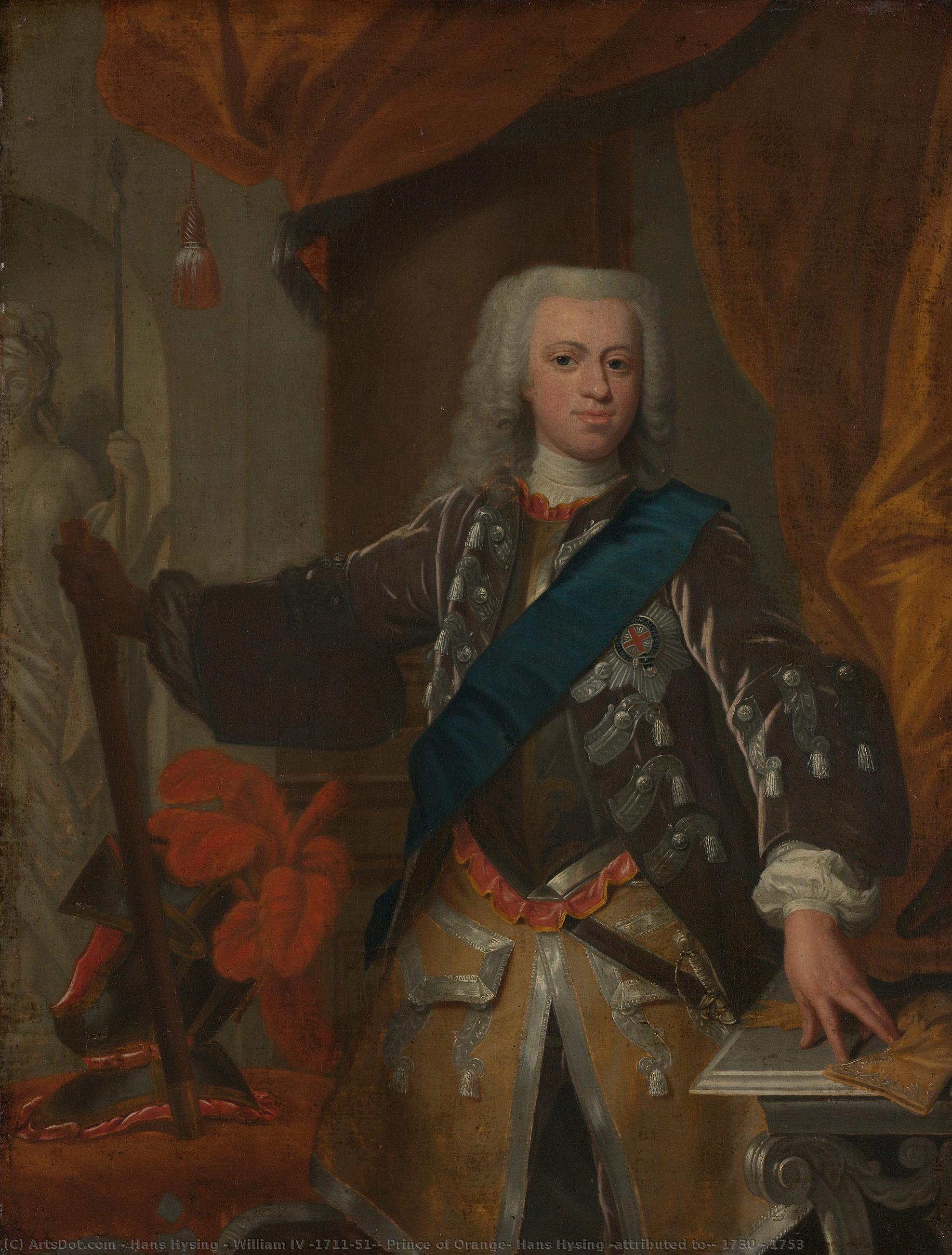 William Iv (1711-51), Prince Of Orange, Hans Hysing (attributed To), 1730 - 1753 — Hans Hysing