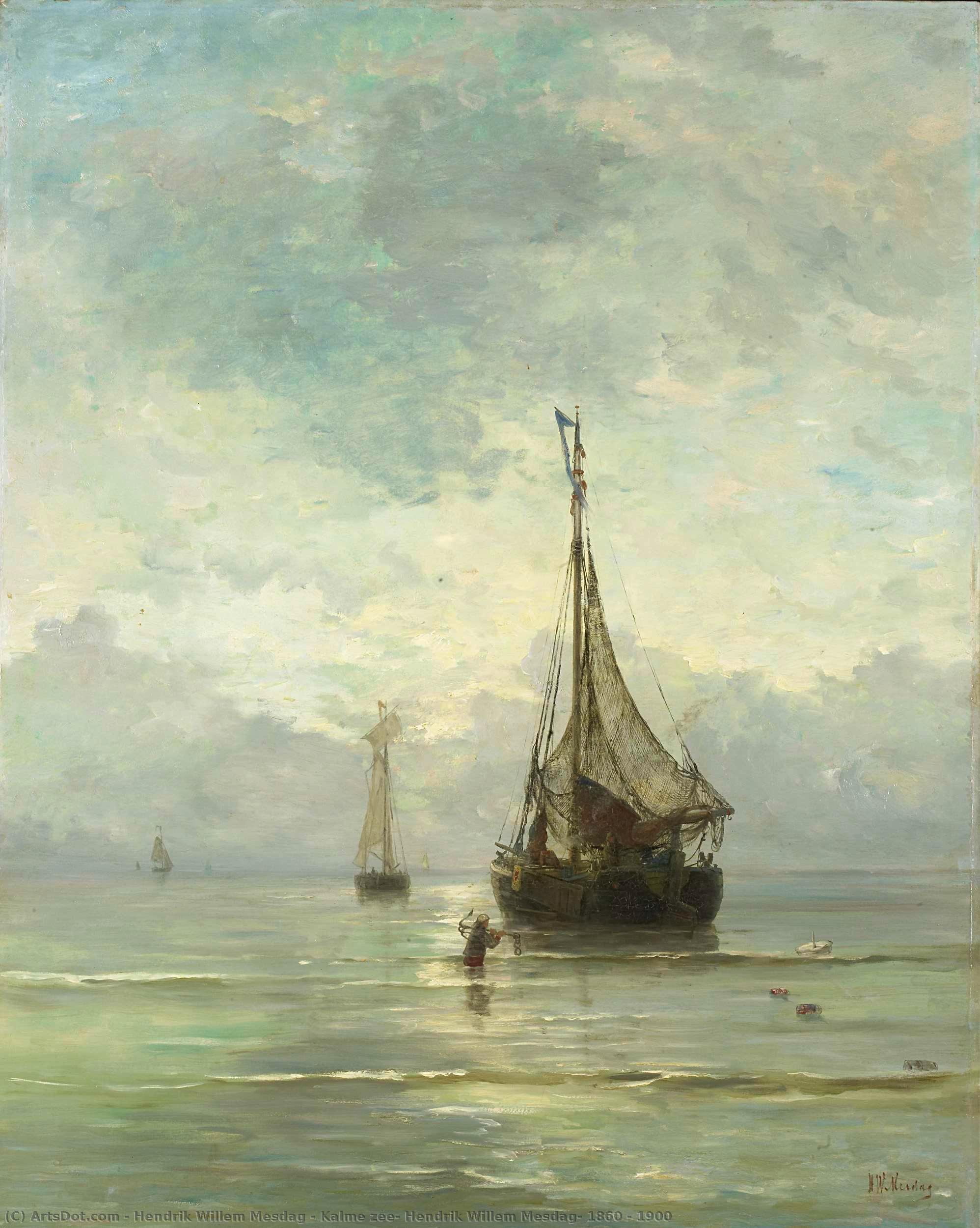 Kalme Zee, Hendrik Willem Mesdag, 1860 - 1900 — ヘンドリック・ウィレム・メスダグ