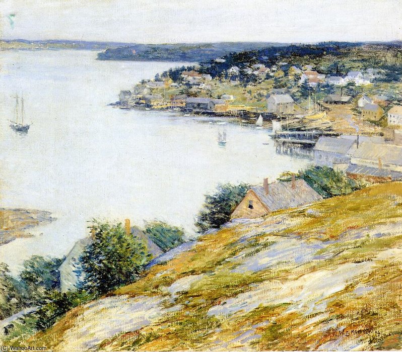East Boothbay Harbor — Willard Leroy Metcalf