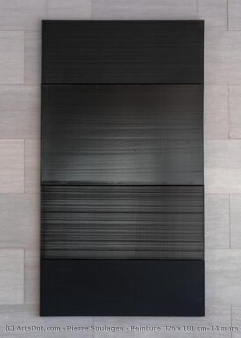 Peinture 326 X 181 Cm, 14 Mars 2009 — Pierre Soulages