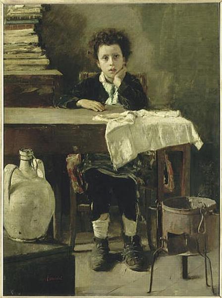 Pauvre Ecolier — Antonio Mancini