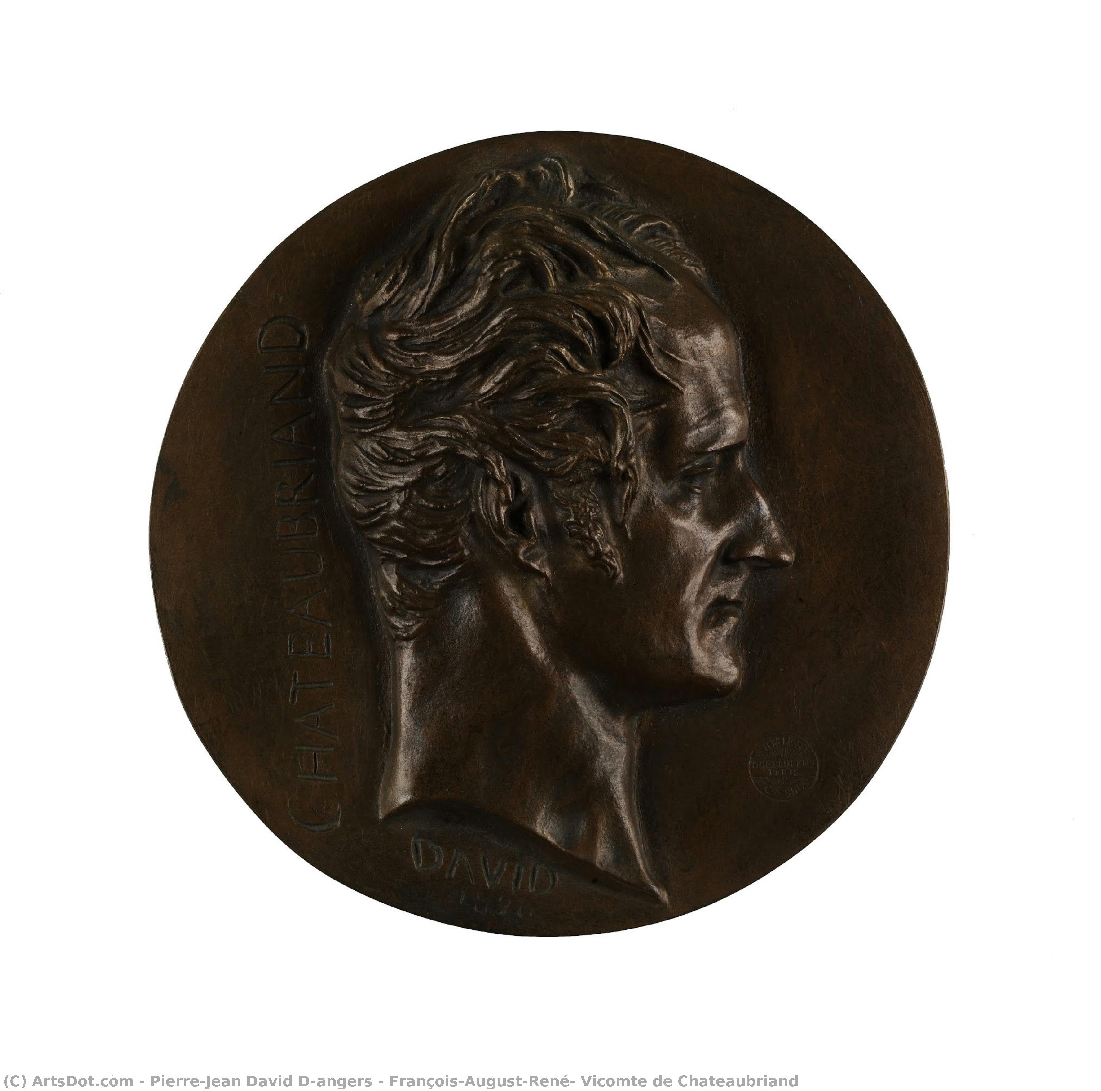 François-august-rené, Vicomte De Chateaubriand — Pierre-jean David D’angers