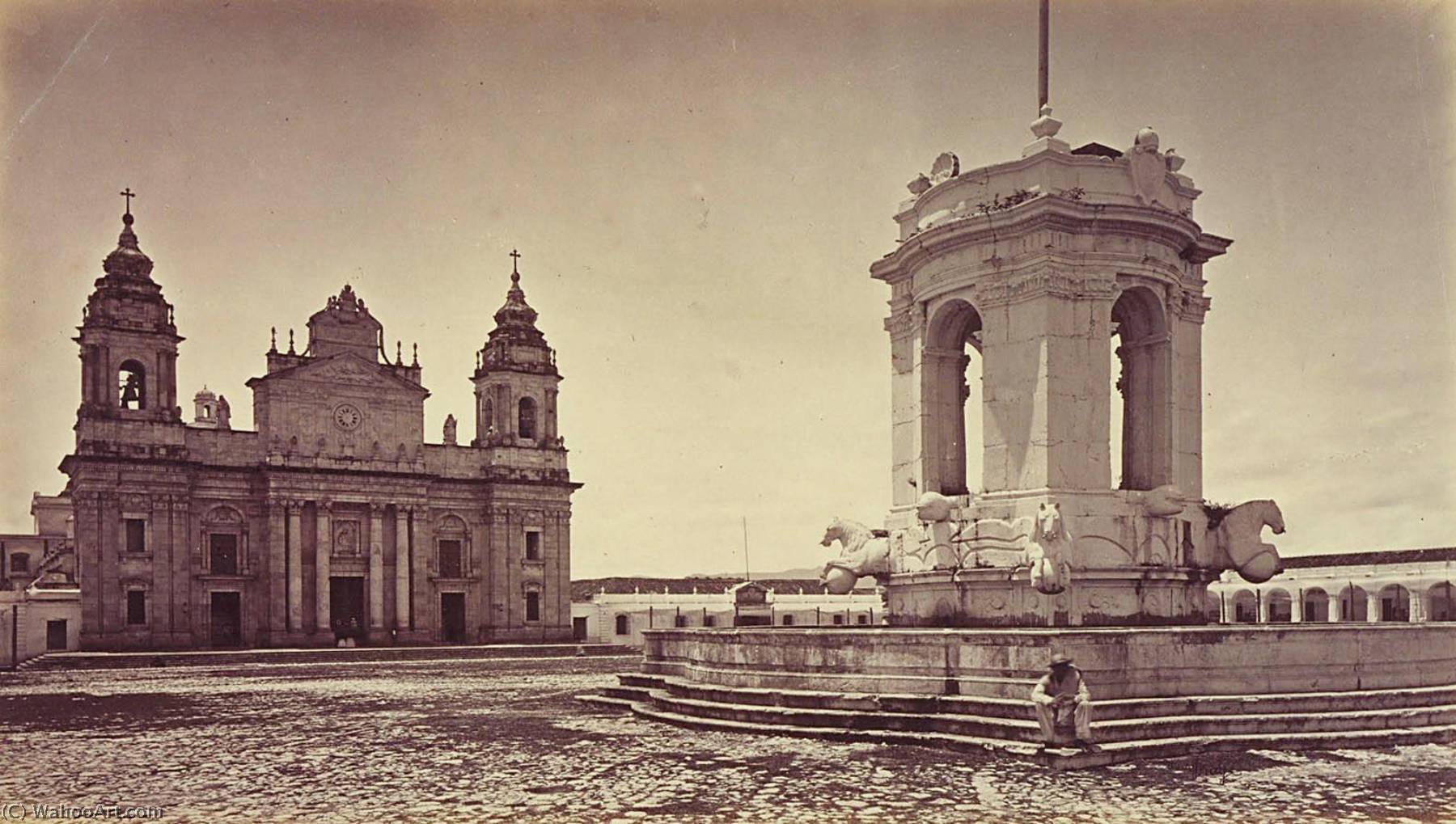 Plaza, Guatemala — Eadweard J Muybridge