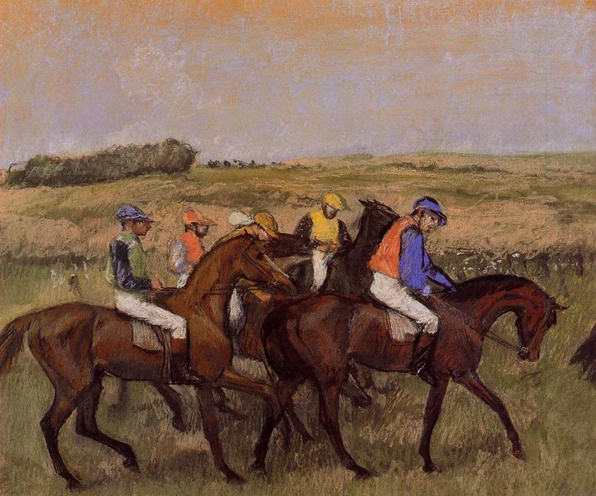 The Racecourse — Edgar Degas