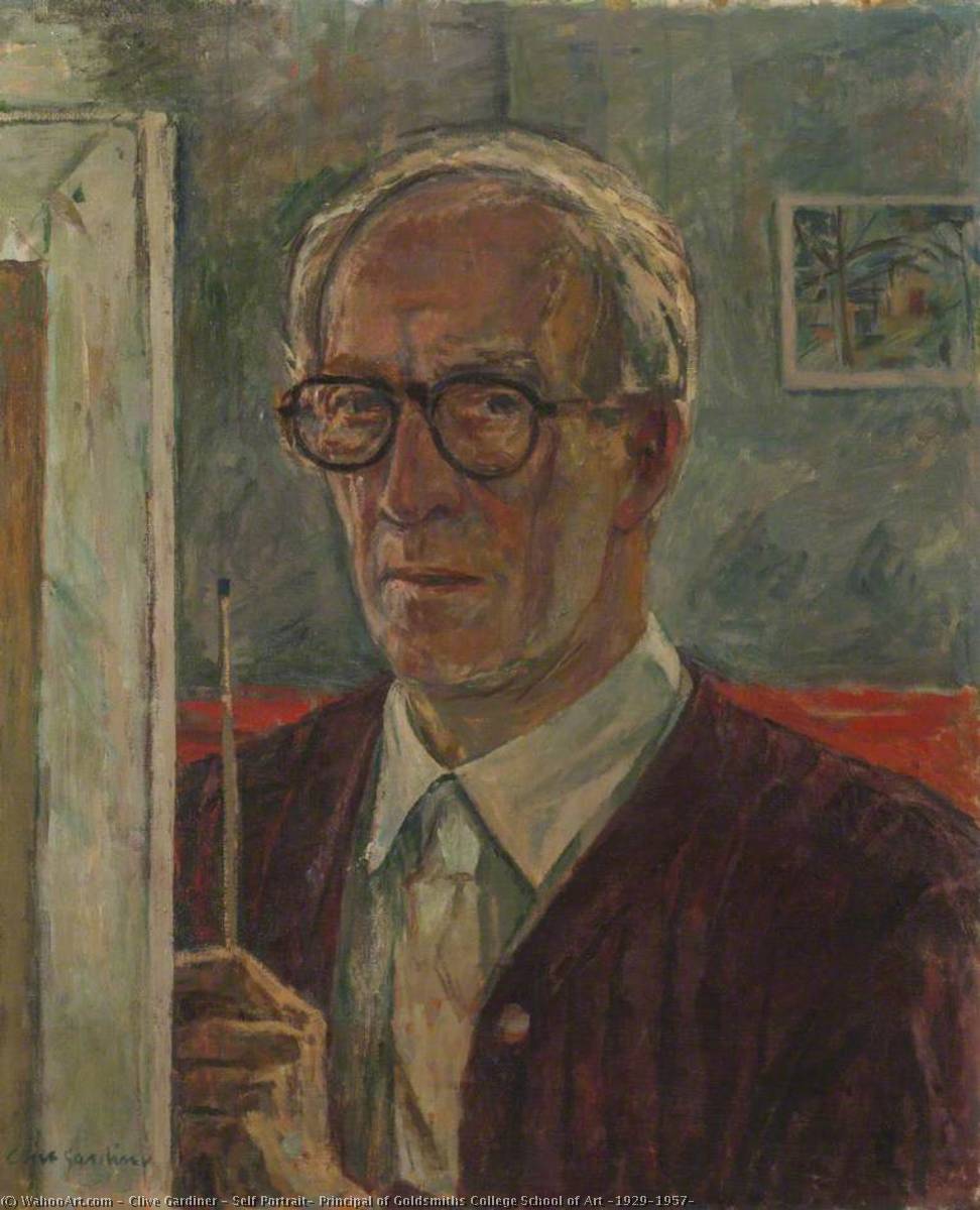 Self Portrait, Principal Of Goldsmiths College School Of Art (1929–1957) — Clive Gardiner