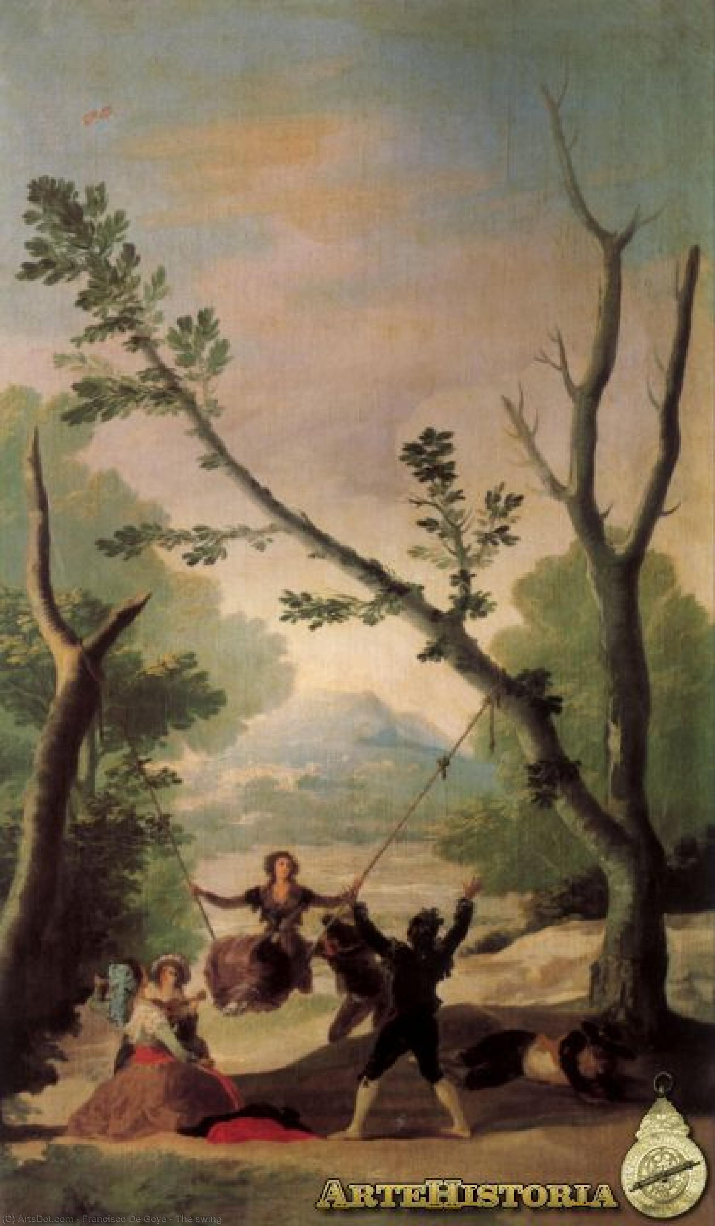 The Swing — Francisco José De Goya Y Lucientes