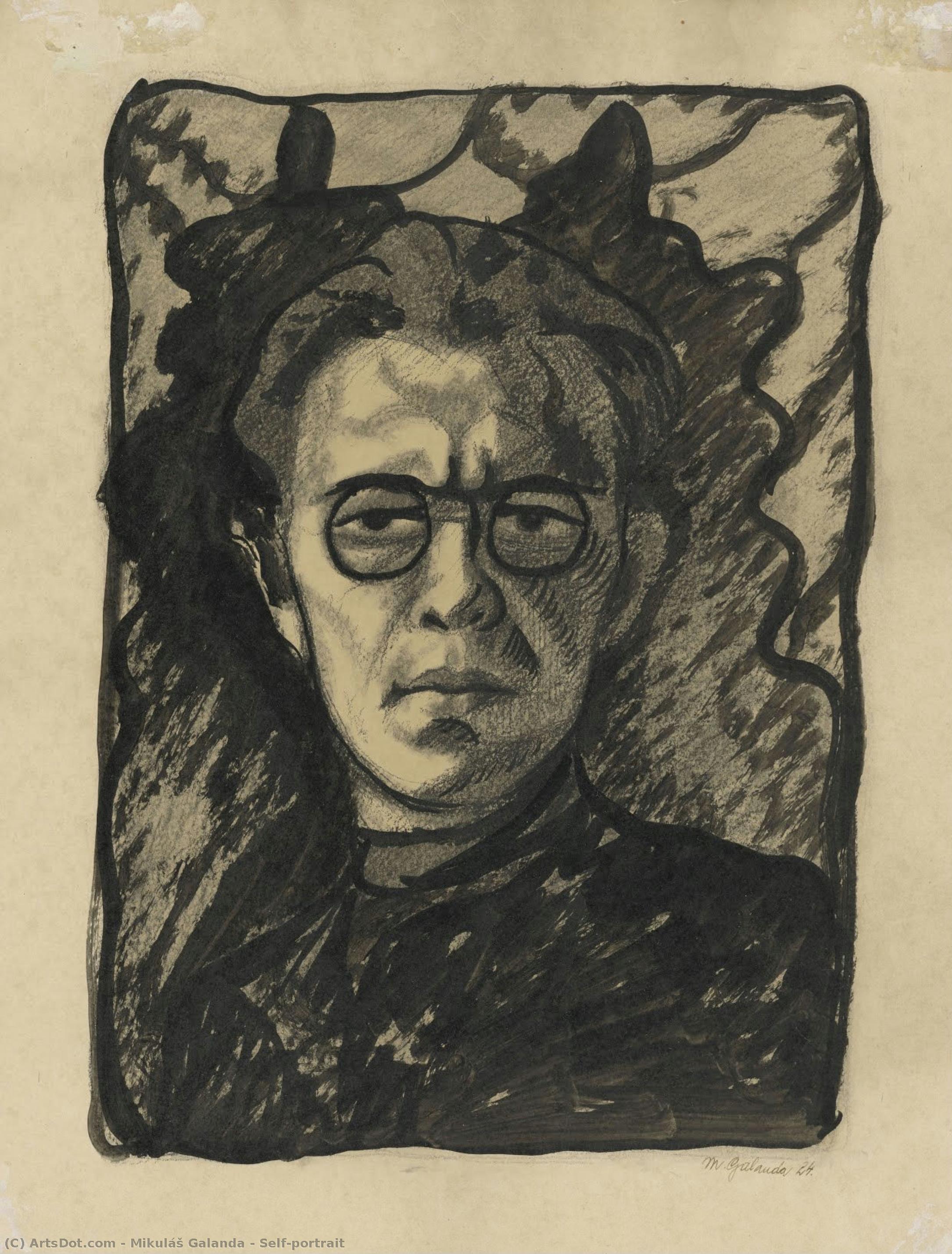 Self-portrait — Mikuláš Galanda