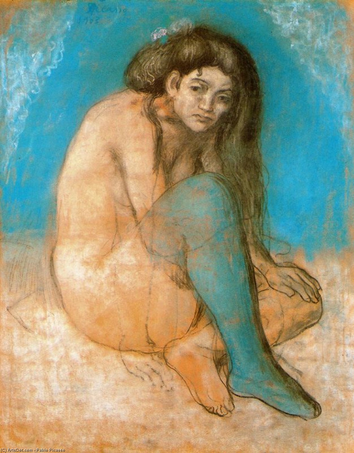 Nude Woman With Crossed Legs — パブロ・ピカソ