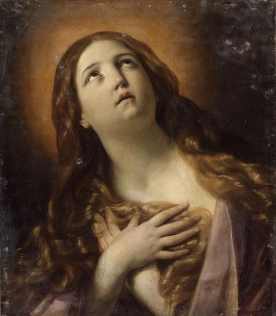 Mary Magdalene In Ecstasy At The Foot Of The Cross — Reni Guido (le Guide)
