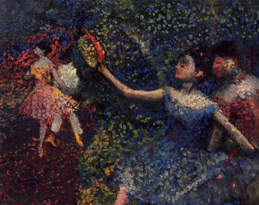 Dancer And Tambourine — Edgar Degas