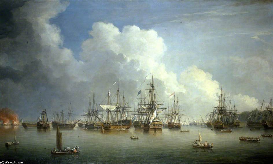 The Captured Spanish Fleet At Havana — Dominic Serres