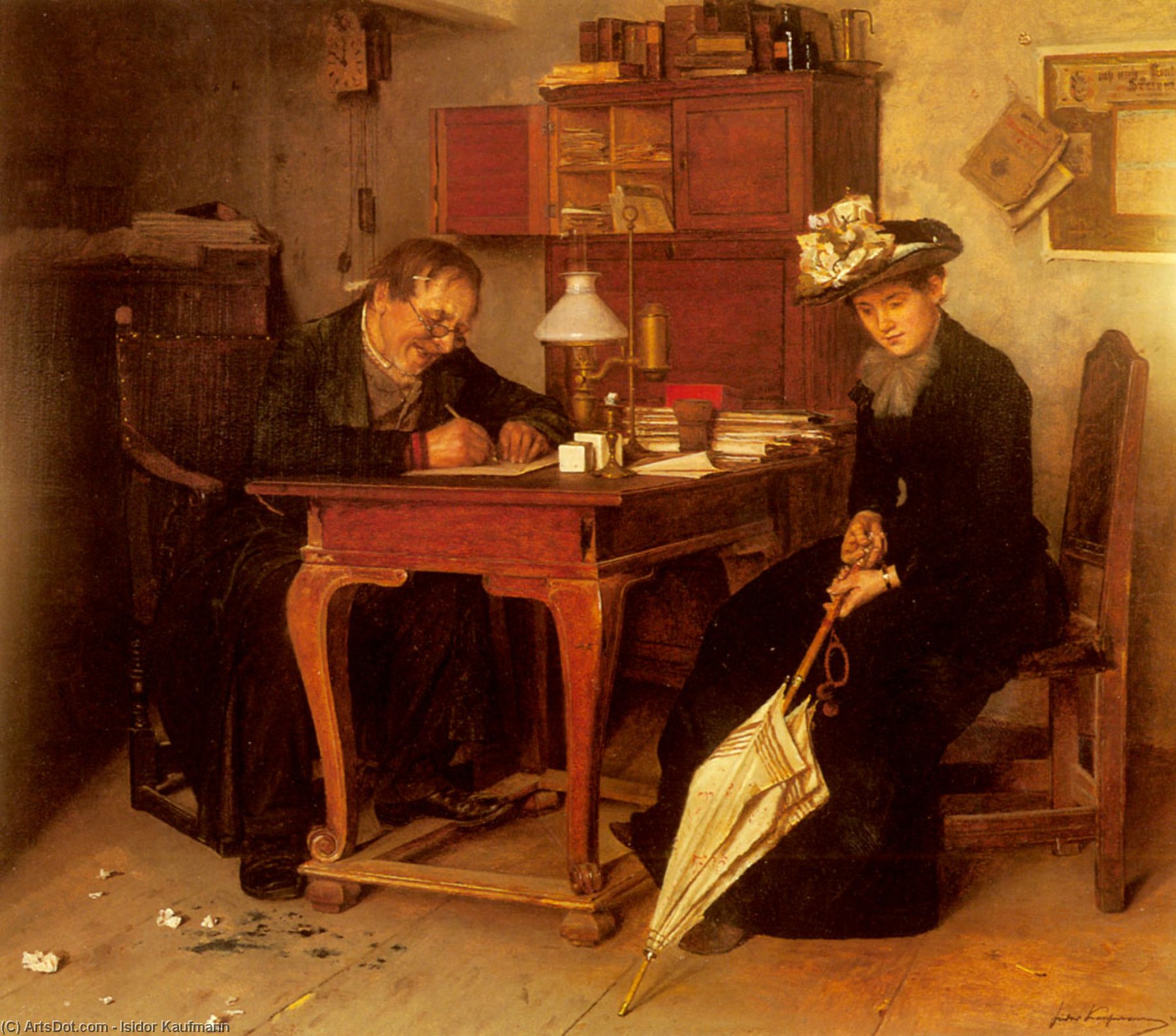 A Business Transaction — Isidor Kaufmann