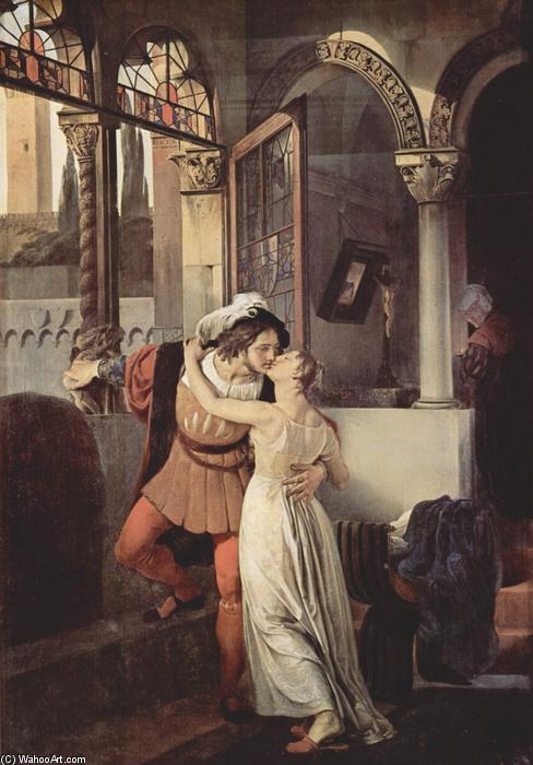The Last Kiss Given To Juliet By Romeo — Francesco Hayez