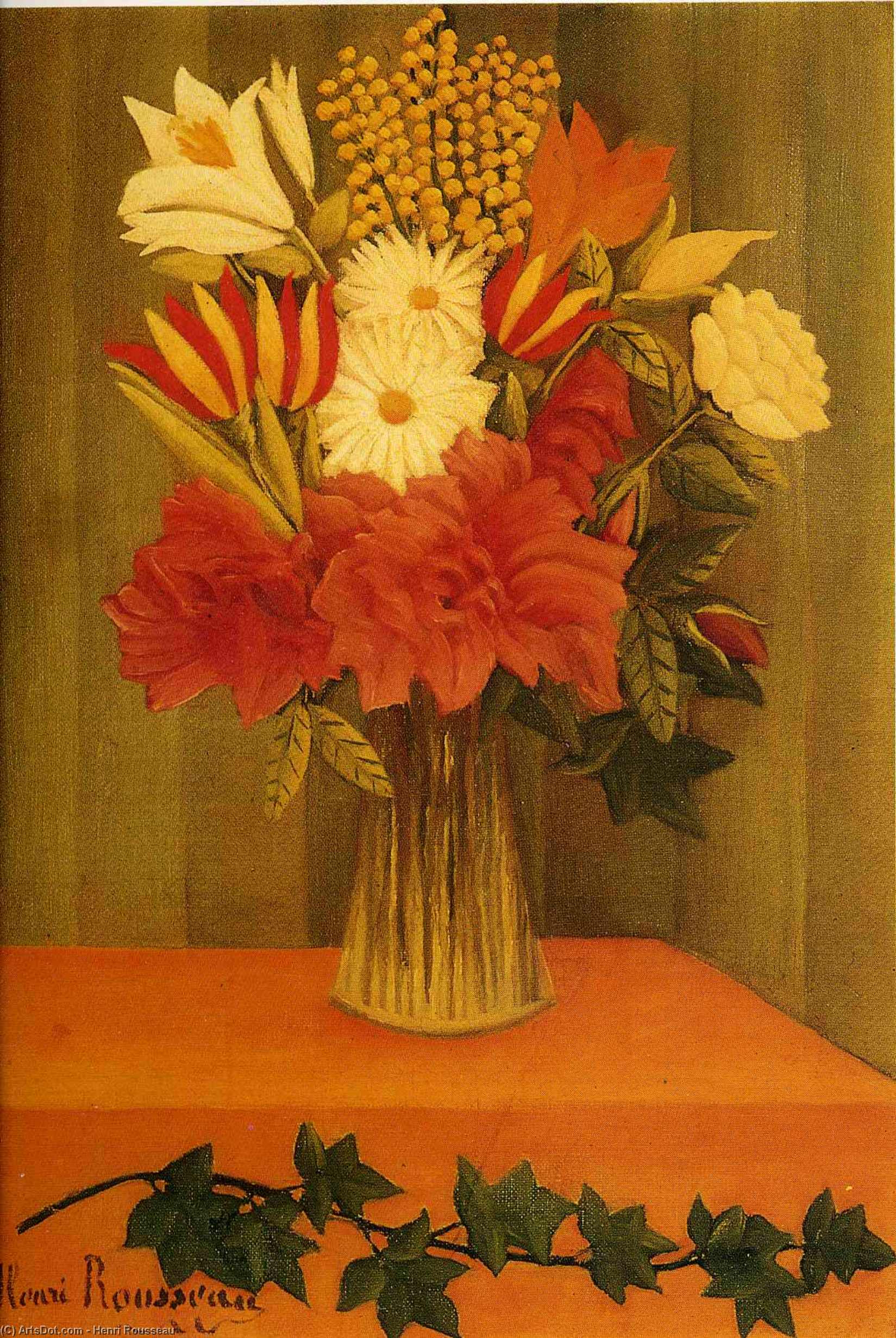 Vase Of Flowers — Henri Julien Félix Rousseau (le Douanier)