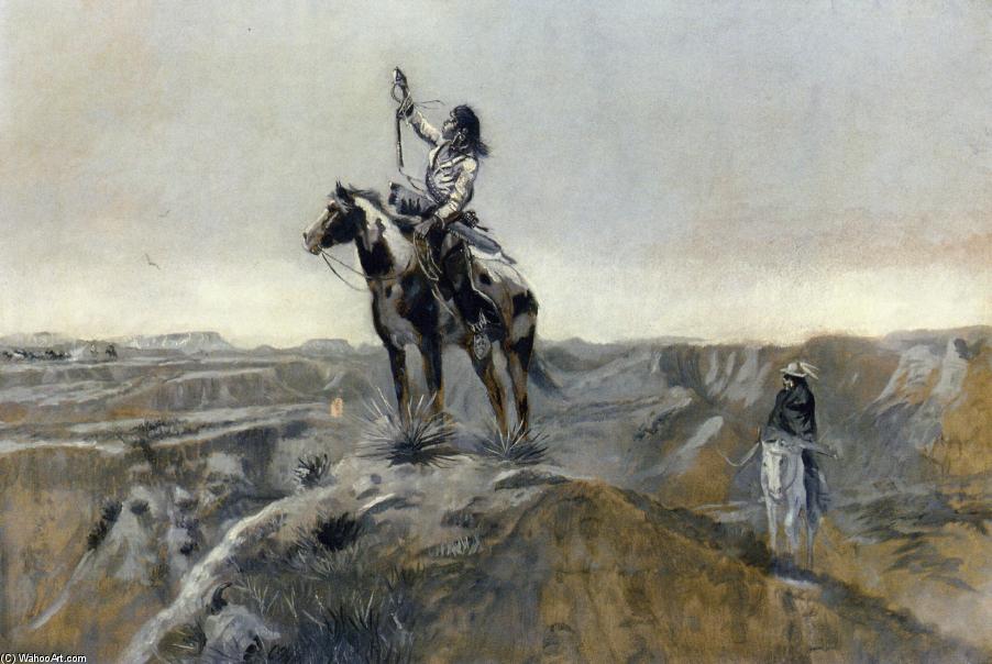 War (also Known As Indian Telegraphing) — Charles Marion Russell