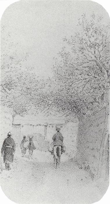 Street In The Village Hodzhagent — Vasily Vasilevich Vereshchagin