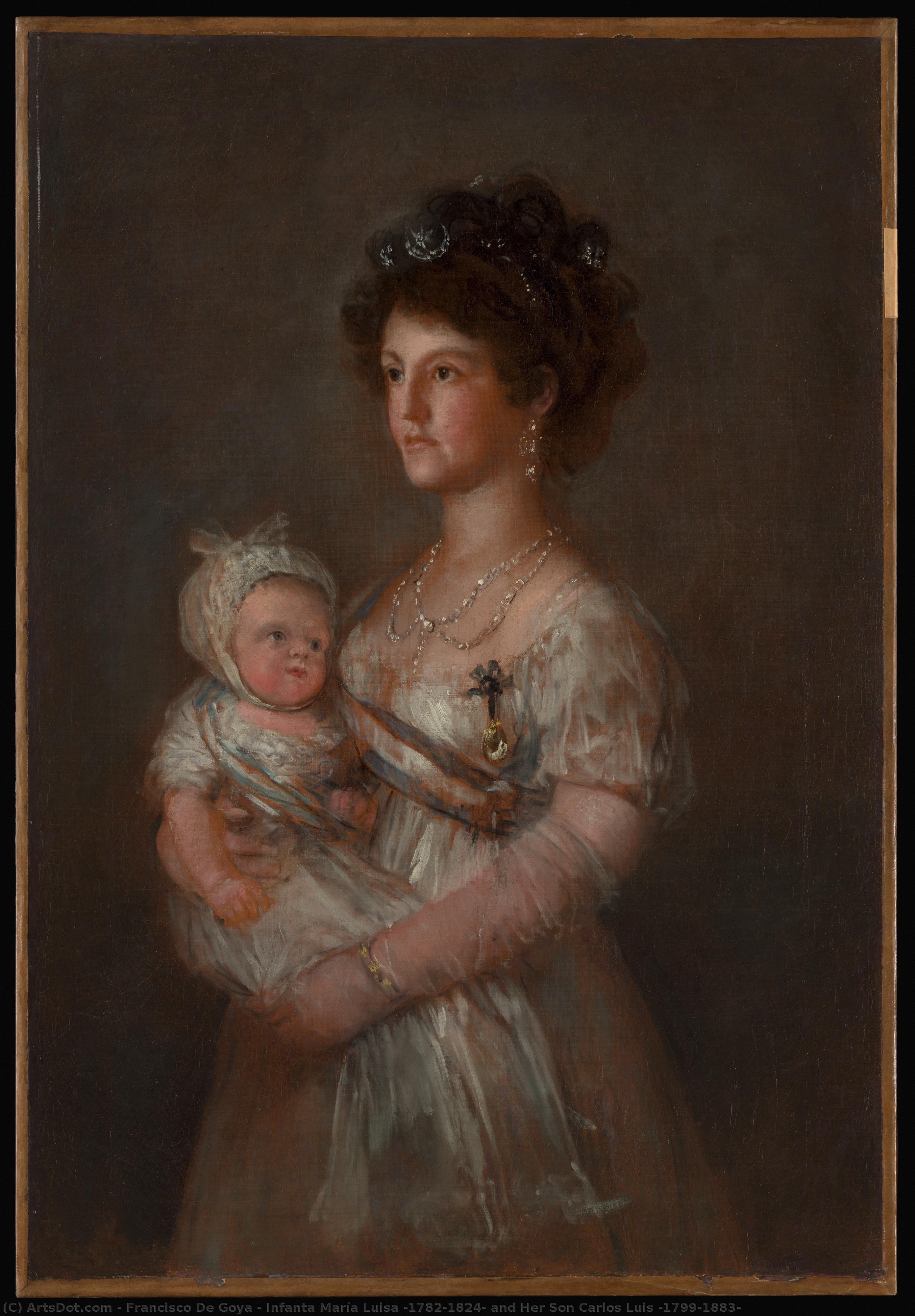 Infanta María Luisa (1782–1824) And Her Son Carlos Luis (1799–1883) — Francisco José De Goya Y Lucientes