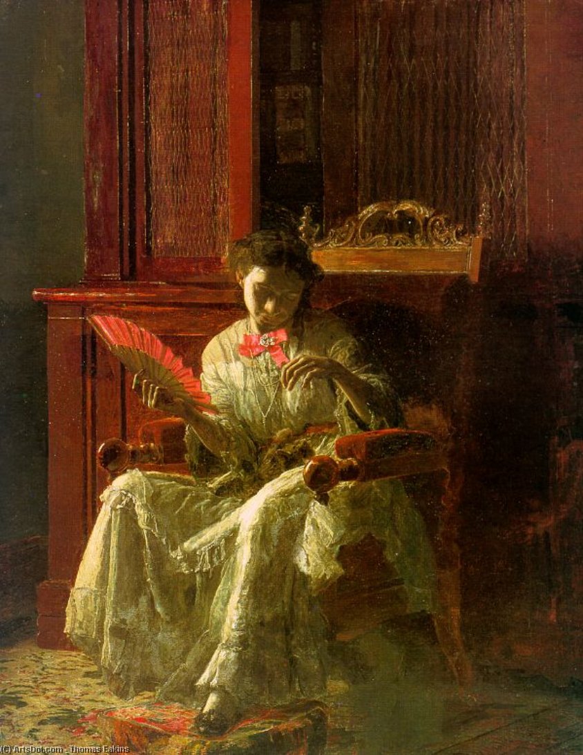 Kathrin, Oil On Canvas, Yale University Art Gal — Thomas Eakins