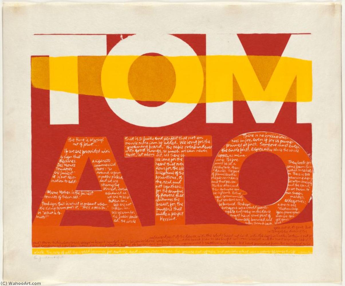 The Juiciest Tomato Of All Serigraph — Corita Kent