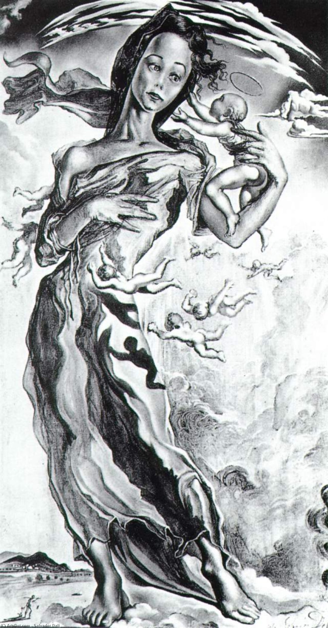 Madonna, 1943 — Salvador Dalí
