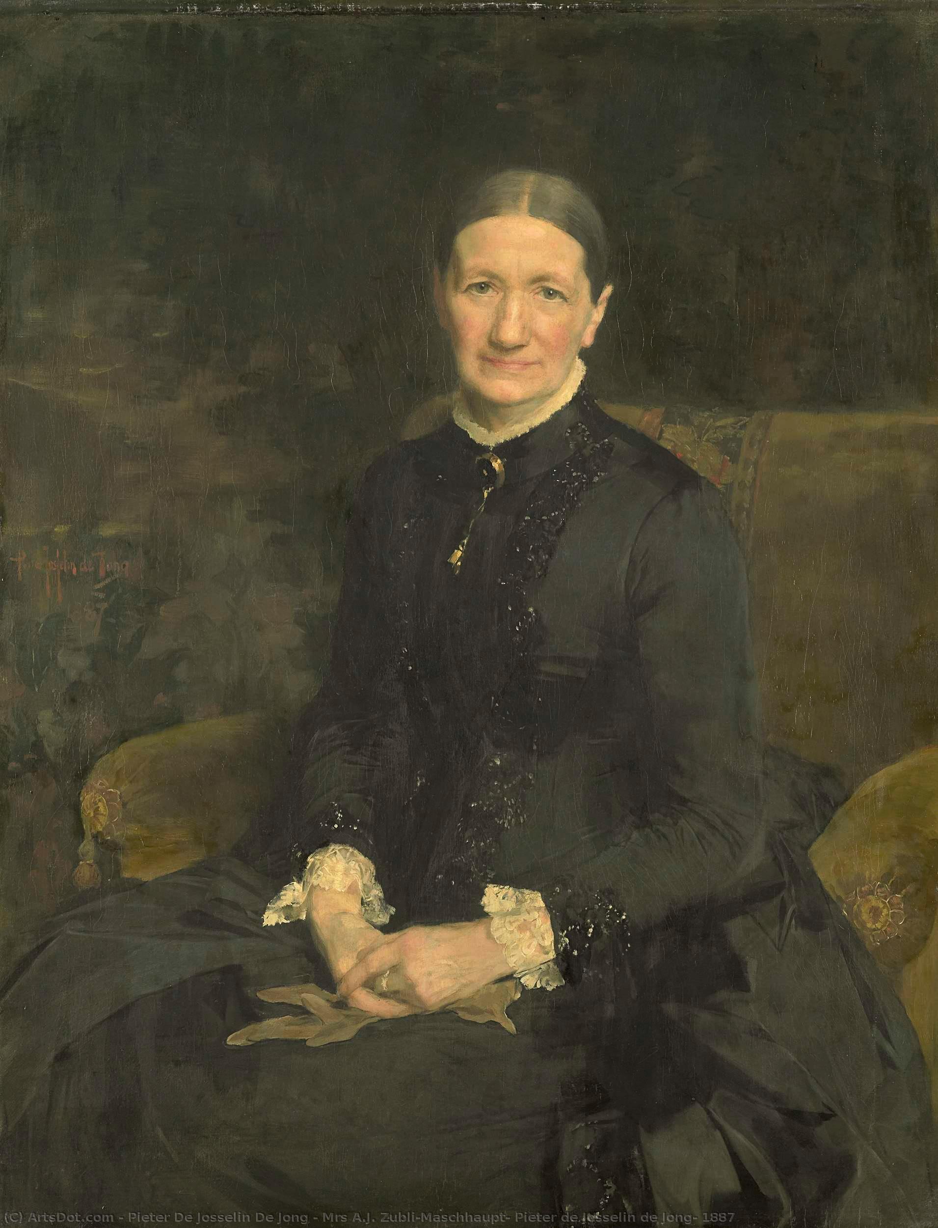 Mrs A.j. Zubli-maschhaupt, Pieter De Josselin De Jong, 1887 — Pieter De Josselin De Jong