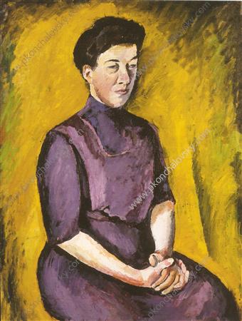 Portrait Of Zinaida Konchalovskaya — Pyotr Konchalovsky