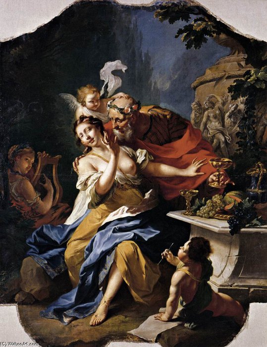 Mocking Of Anacreon — Johann Heinrich The Elder Tischbein
