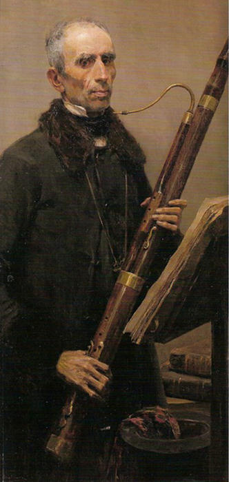 Hombre Tocando El Fagot — Jose Benlliure Gil