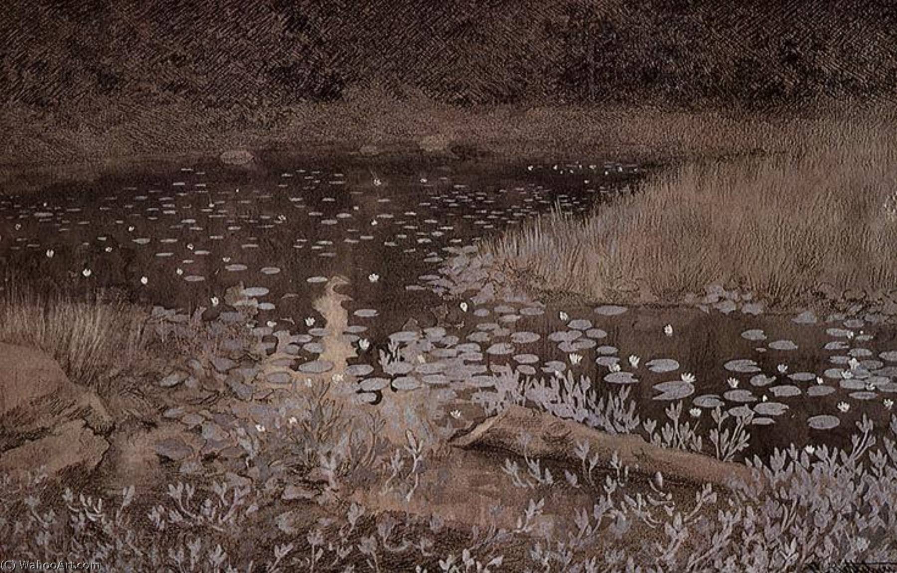 Lily Pond — Theodor Kittelsen