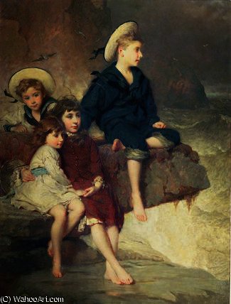 The Children Of Sir Hussey Vivian — George Elgar Hicks