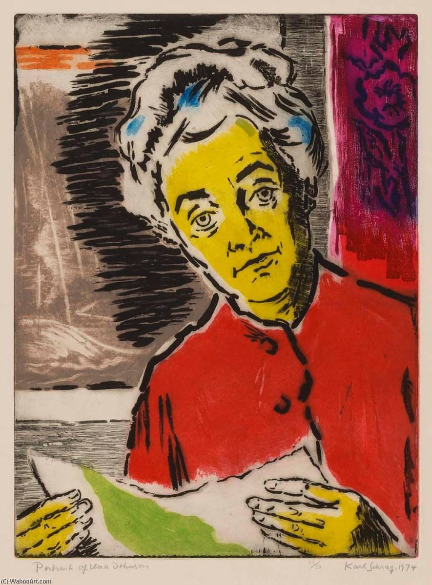 Portrait Of Una Johnson — Karl Schrag