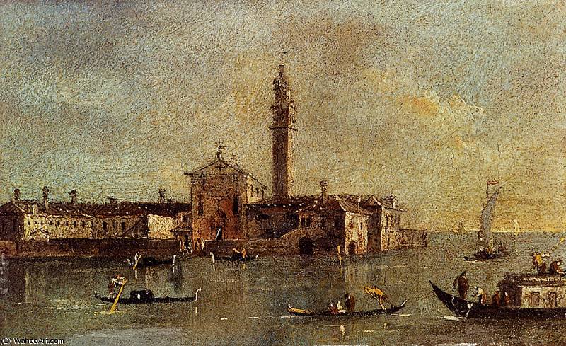 View Of The Island Of San Giorgio In Alga Venice — Francesco Lazzaro Guardi