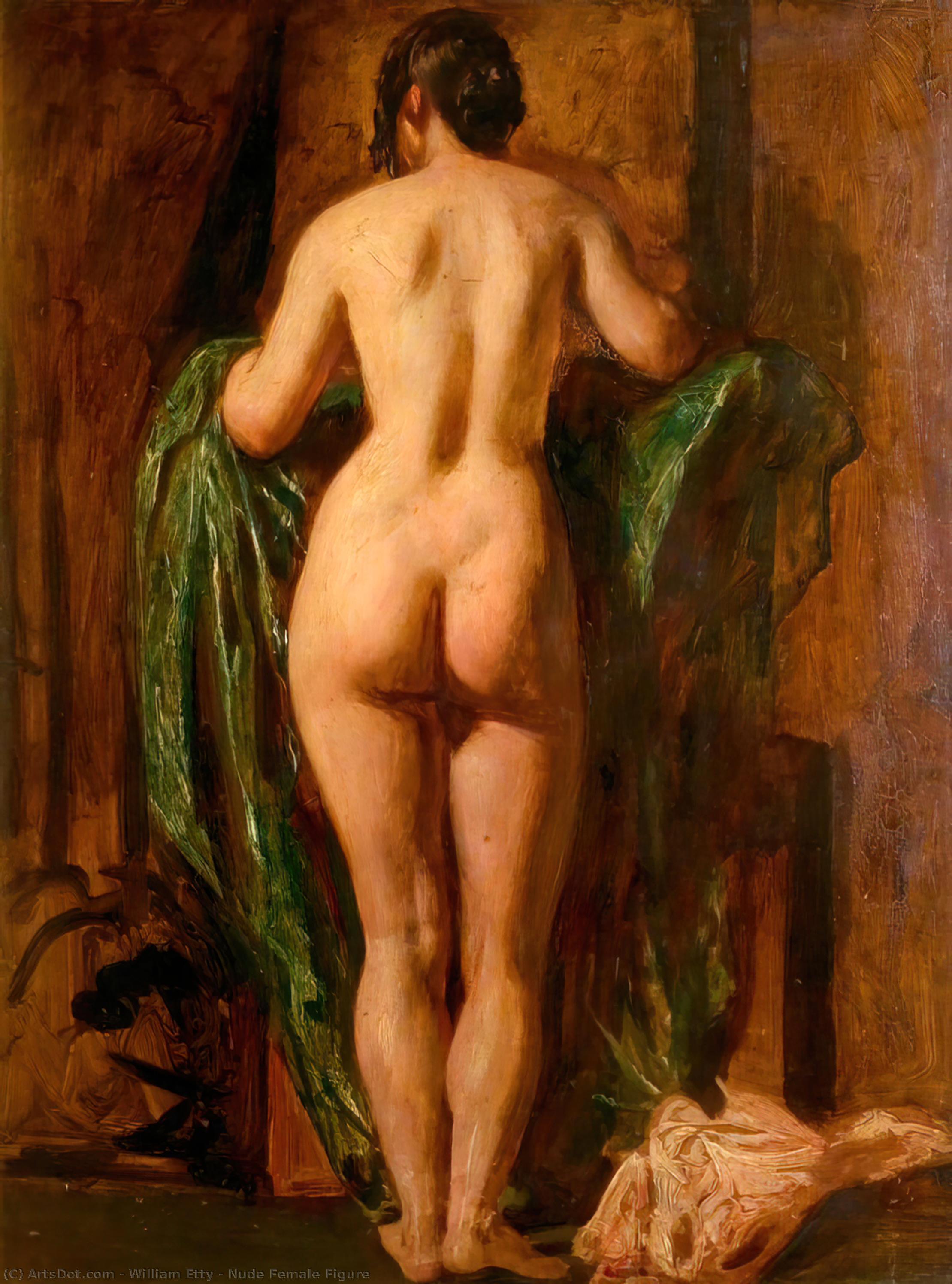 Nude Female Figure — Уильям Этти