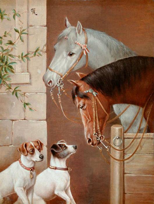 The Encounter At The Horse Barn — Carl Reichert