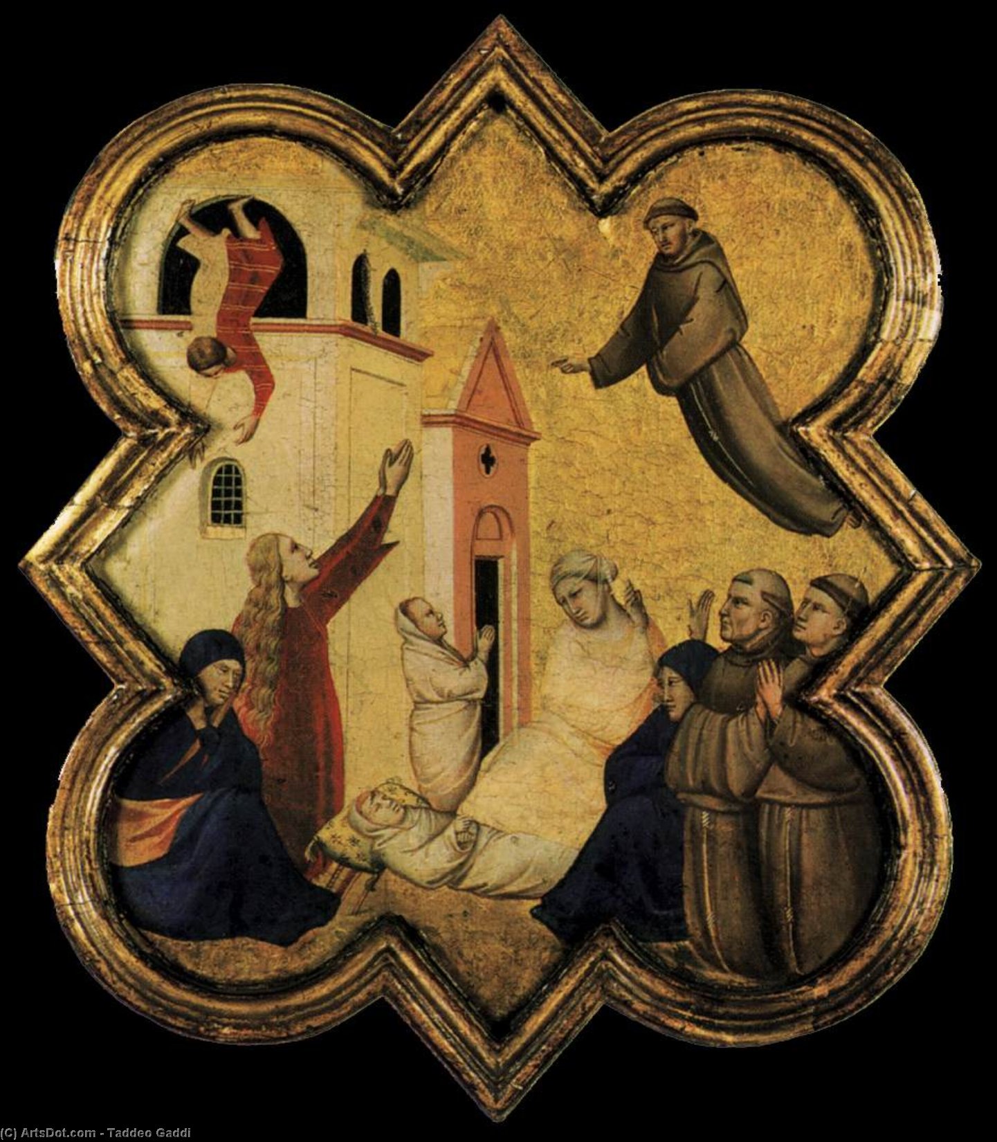 St Francis Restoring A Boy To Life — Taddeo Gaddi