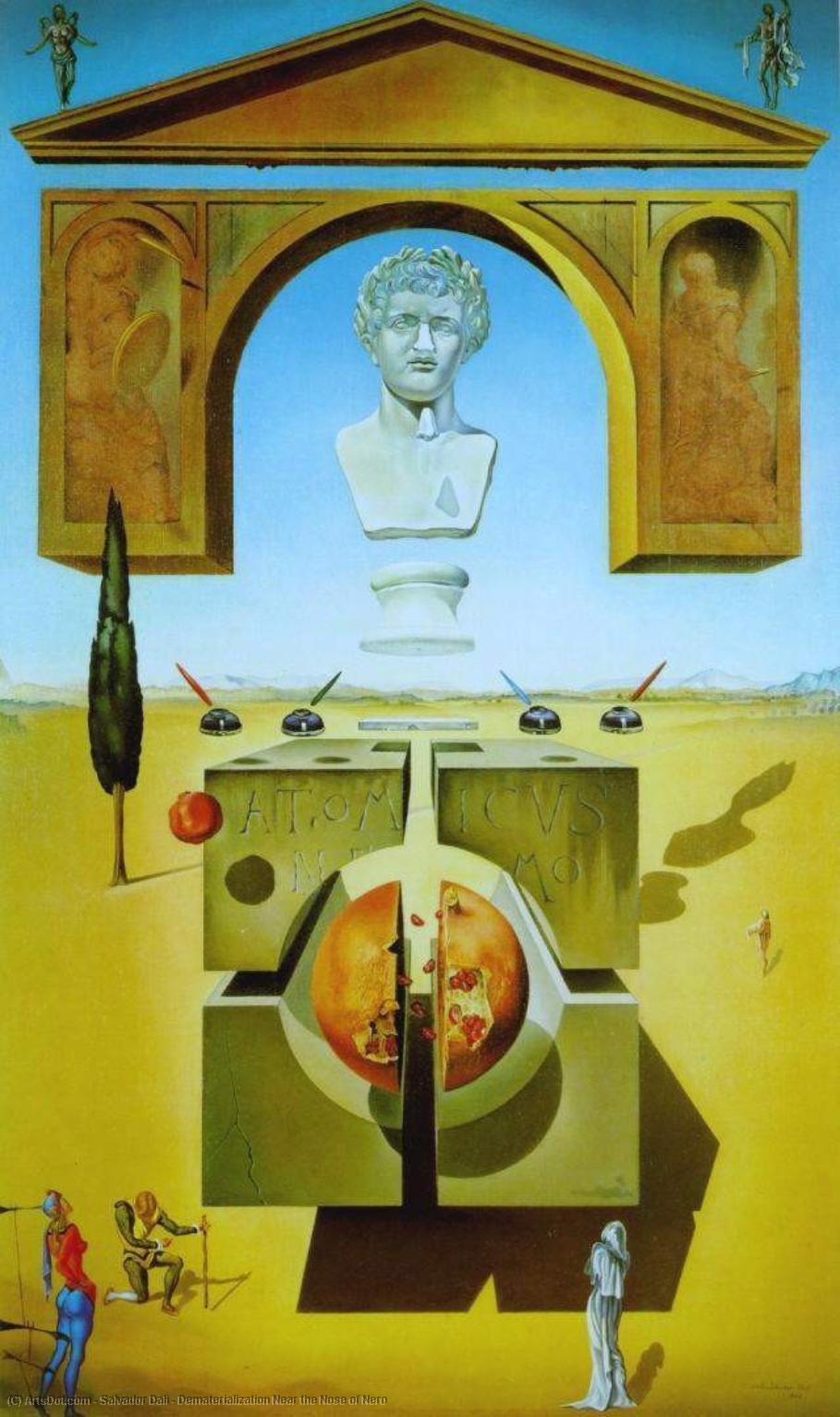 Desmaterialización Cerca De La Nariz De Nerón — Salvador Dalí